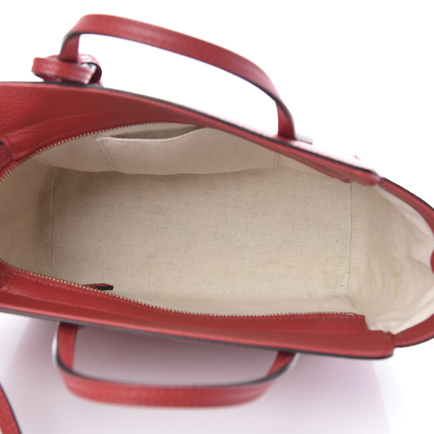 Gucci Dollar Calfskin MIni Swing Top Handle Bag Tabasco 5 of 11