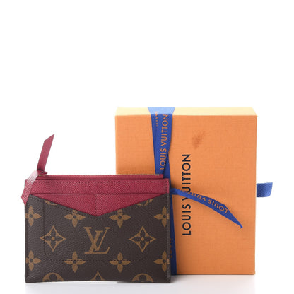 Louis Vuitton Monogram Zipped Card Holder Fuchsia 7 of 7