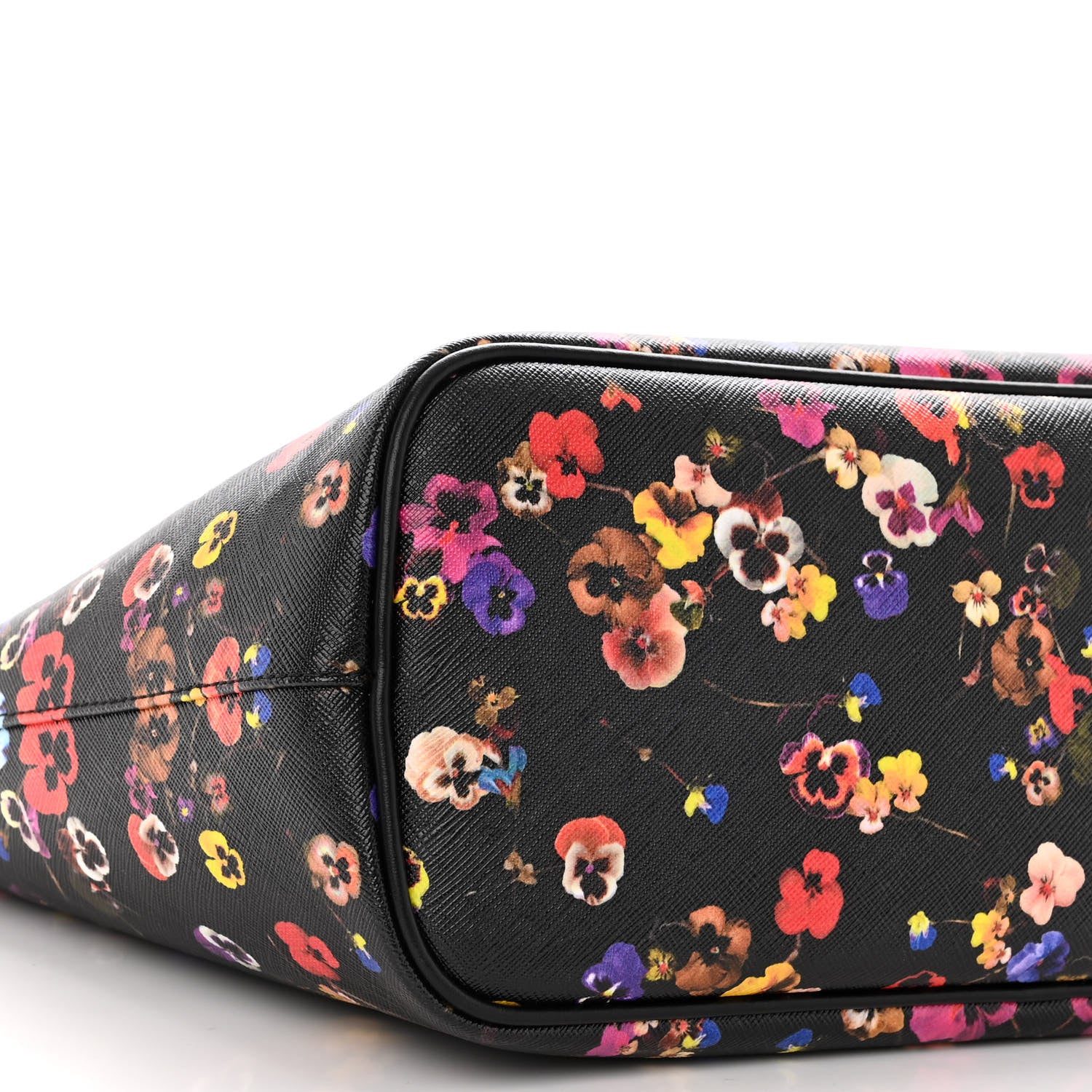 Givenchy Textured Coated Canvas Floral Print Large Antigona Tote Black Multicolor 8 of 9