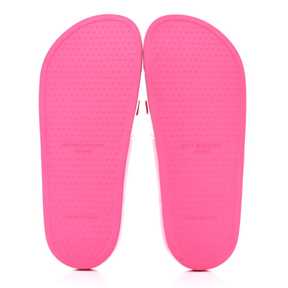 Givenchy Rubber Womens Logo Womens Pool Slides 36 Sandals Pink 6 of 12