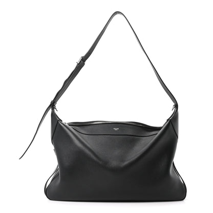 Celine Supple Calfskin Large Romy Shoulder Bag Black 1 of 10