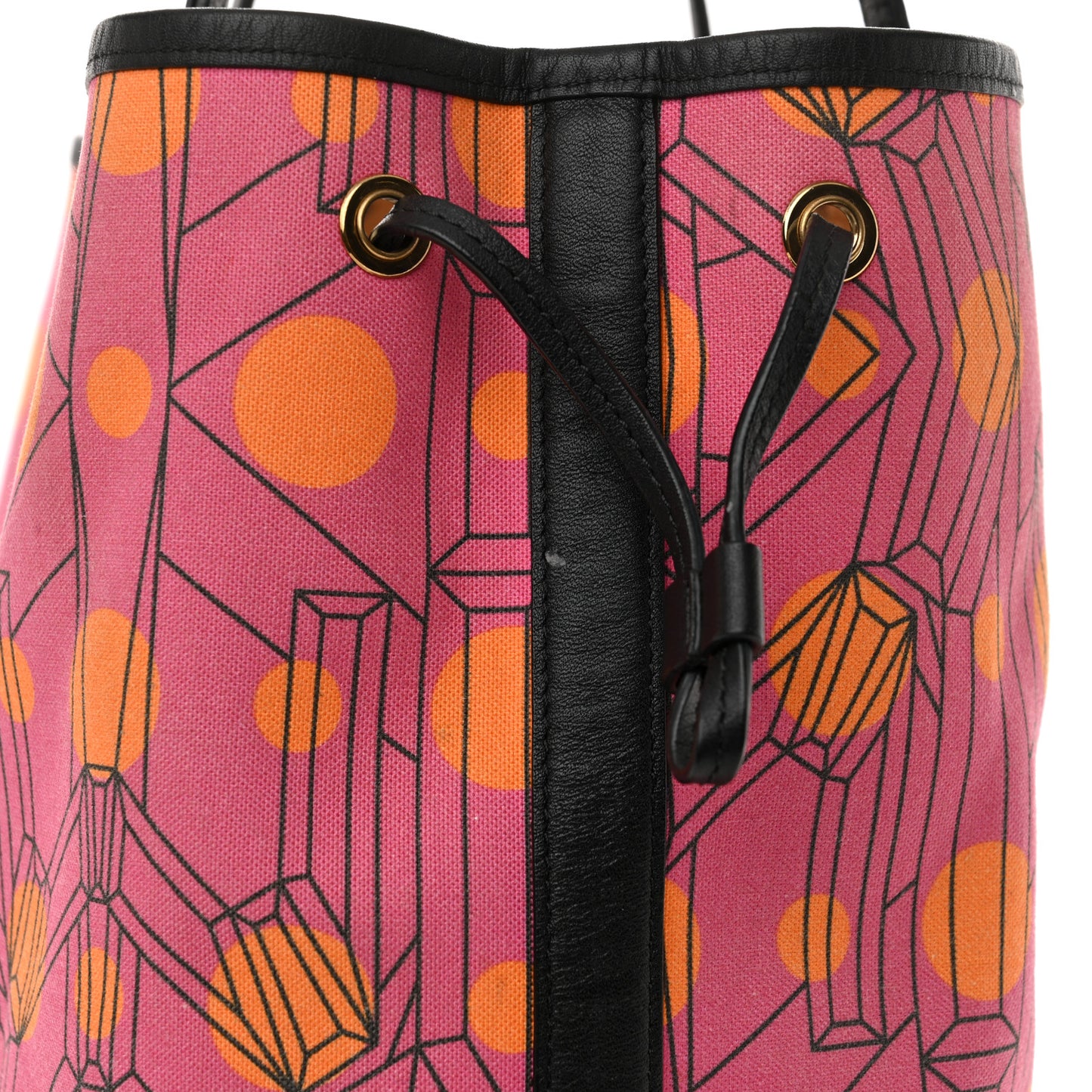 Visetos Medium Project Reversible Shopper Tote Cognac