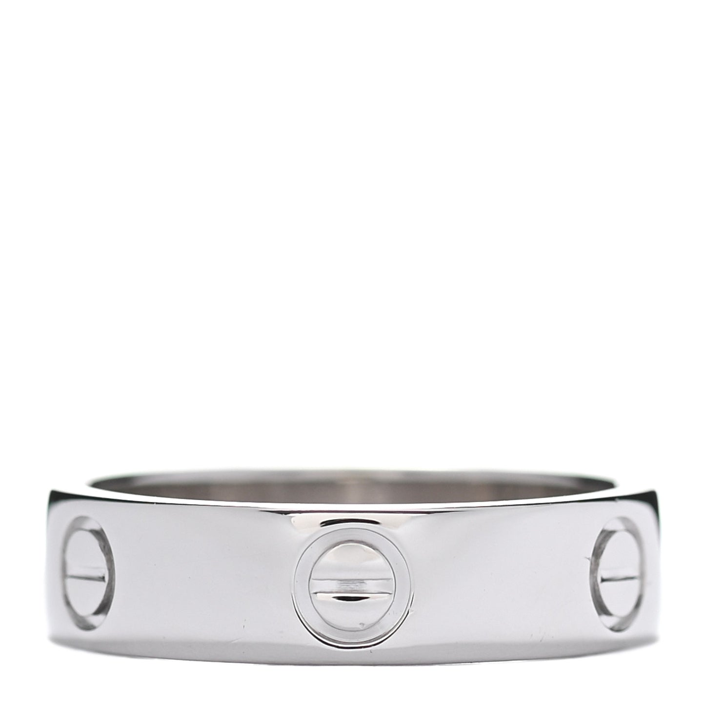 Platinum 5.5mm LOVE Ring 58 8.5