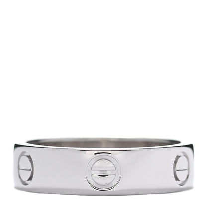 Cartier Platinum 5.5mm LOVE Ring 58 8.5 3 of 5