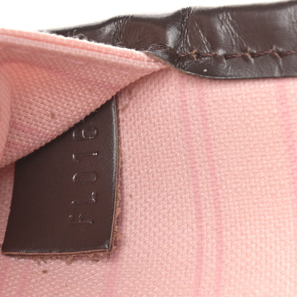 Louis Vuitton Damier Ebene Neo Neverfull MM Rose Ballerine 7 of 11
