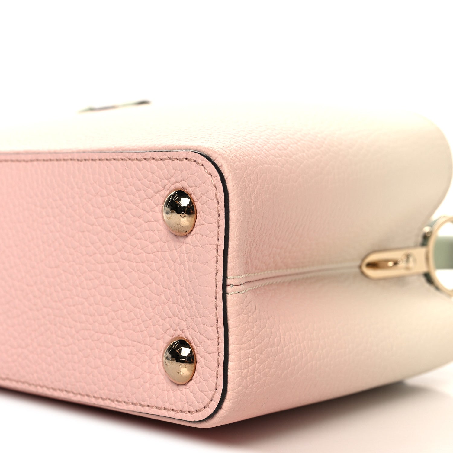 Louis Vuitton Taurillon Gradient Capucines BB Asnieres Green Rose 9 of 9