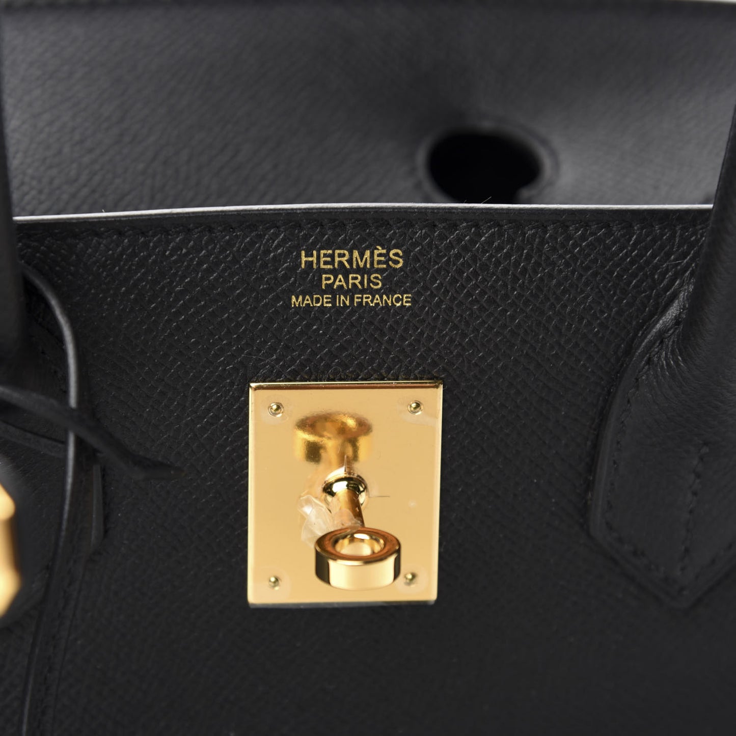 Epsom Birkin 30 Black
