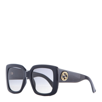 Gucci Acetate Square Frame Sunglasses GG0141S Black 1 of 9