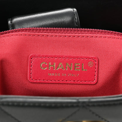 Chanel Calfskin Quilted Framing Chain Hobo Black 6 of 10