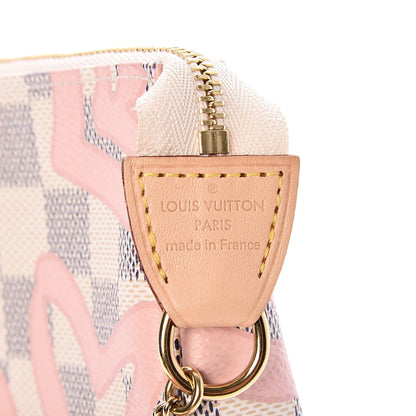 Louis Vuitton Damier Azur Tahitienne Mini Pochette Accessories 5 of 7