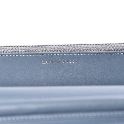 Chanel Caviar Timeless CC Wallet On Chain WOC Light Blue 7 of 12