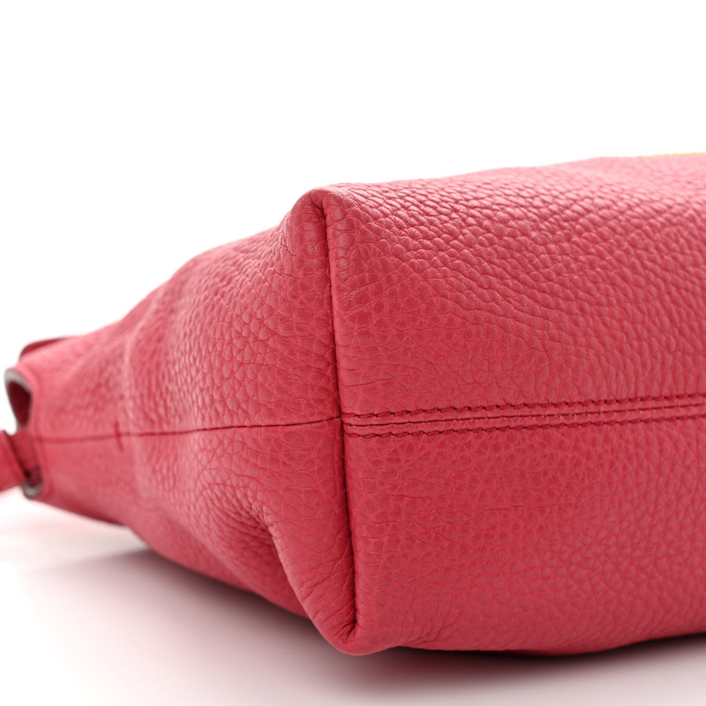 London Grainy Calfskin Small Leah Pink Azalea