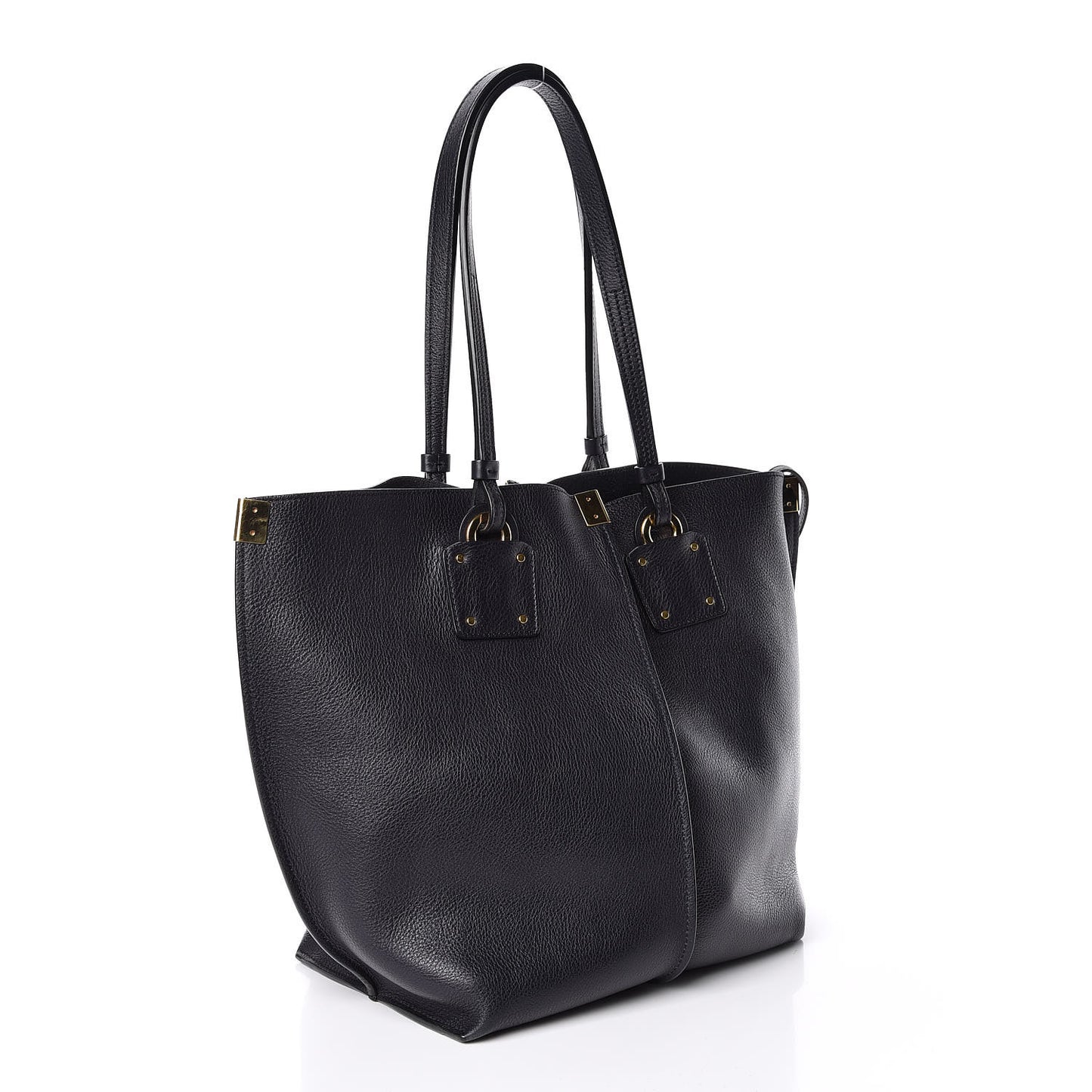 Smooth Calfskin Medium Vick Tote Full Blue