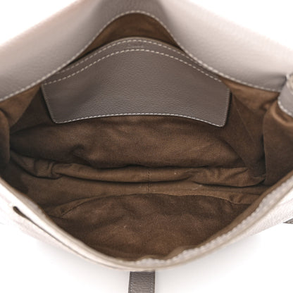 Chloe Calfskin Medium Marcie Round Crossbody Bag Cashmere Grey 5 of 10