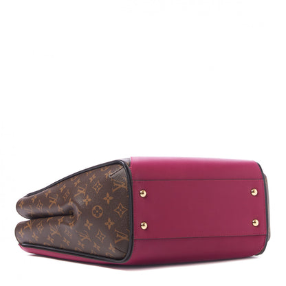 Louis Vuitton Calfskin Monogram Kimono Tote Grape 4 of 8