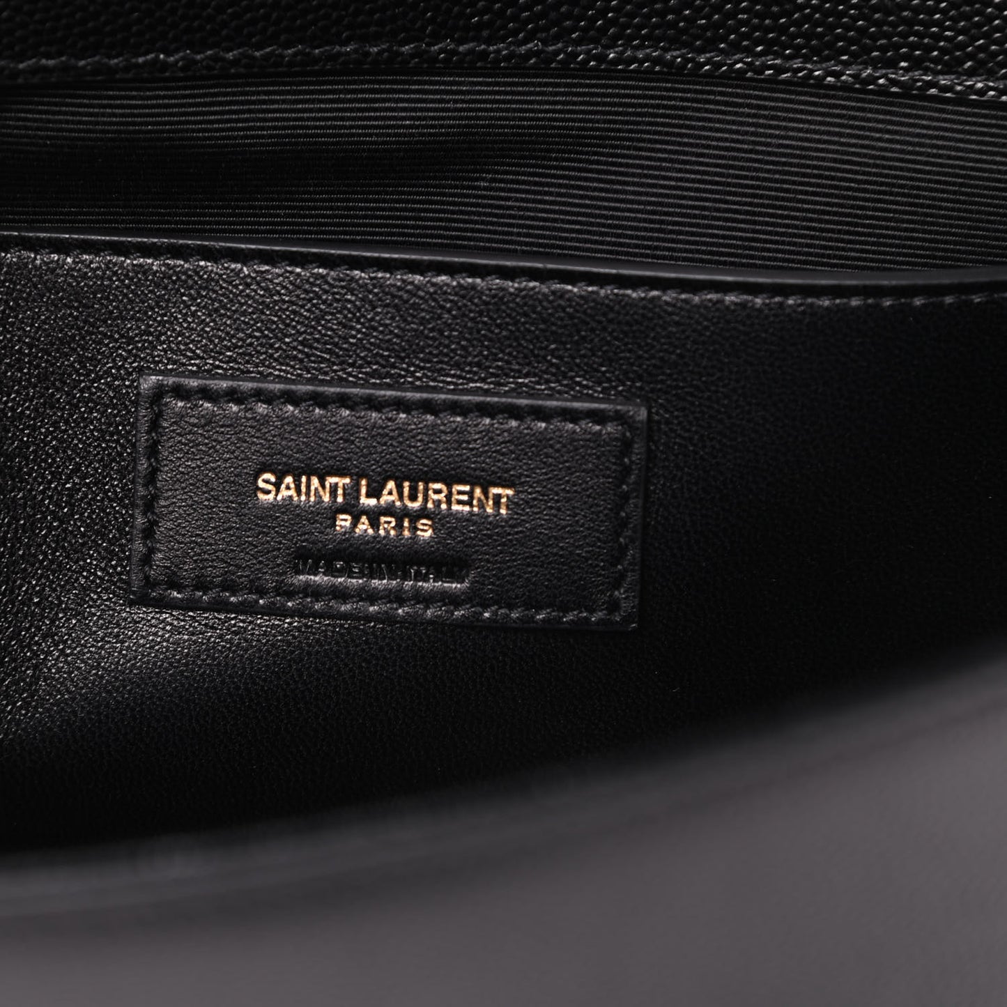 Grain De Poudre Medium Classic Monogram Kate Satchel Black