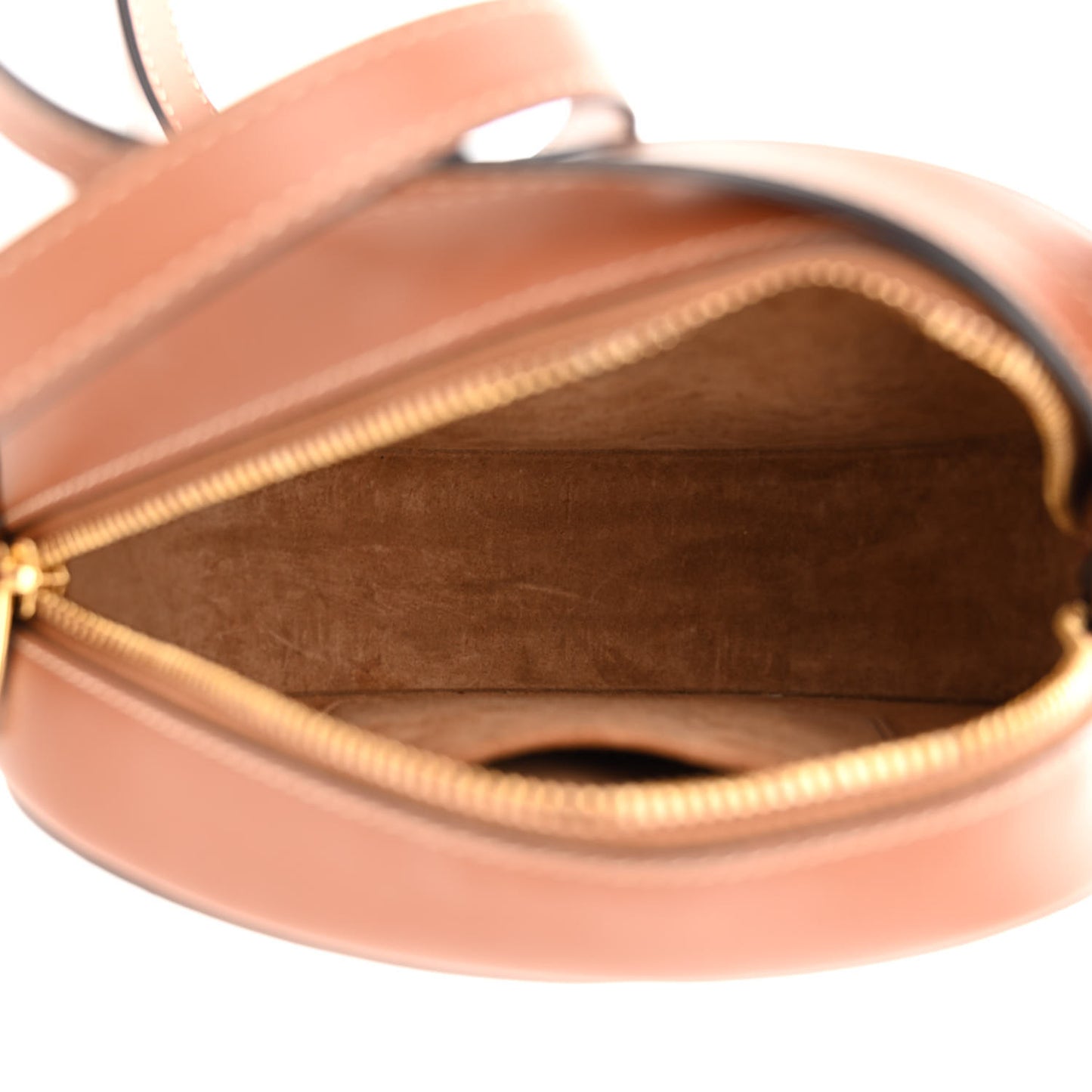 Smooth Calfskin Cuir Triomphe Oval Bag Tan