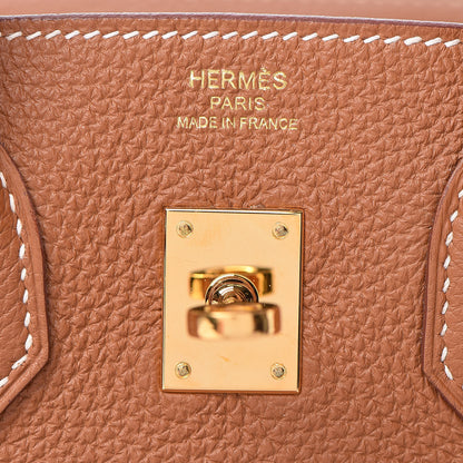 Hermes Togo Birkin 25 Gold 26 of 40