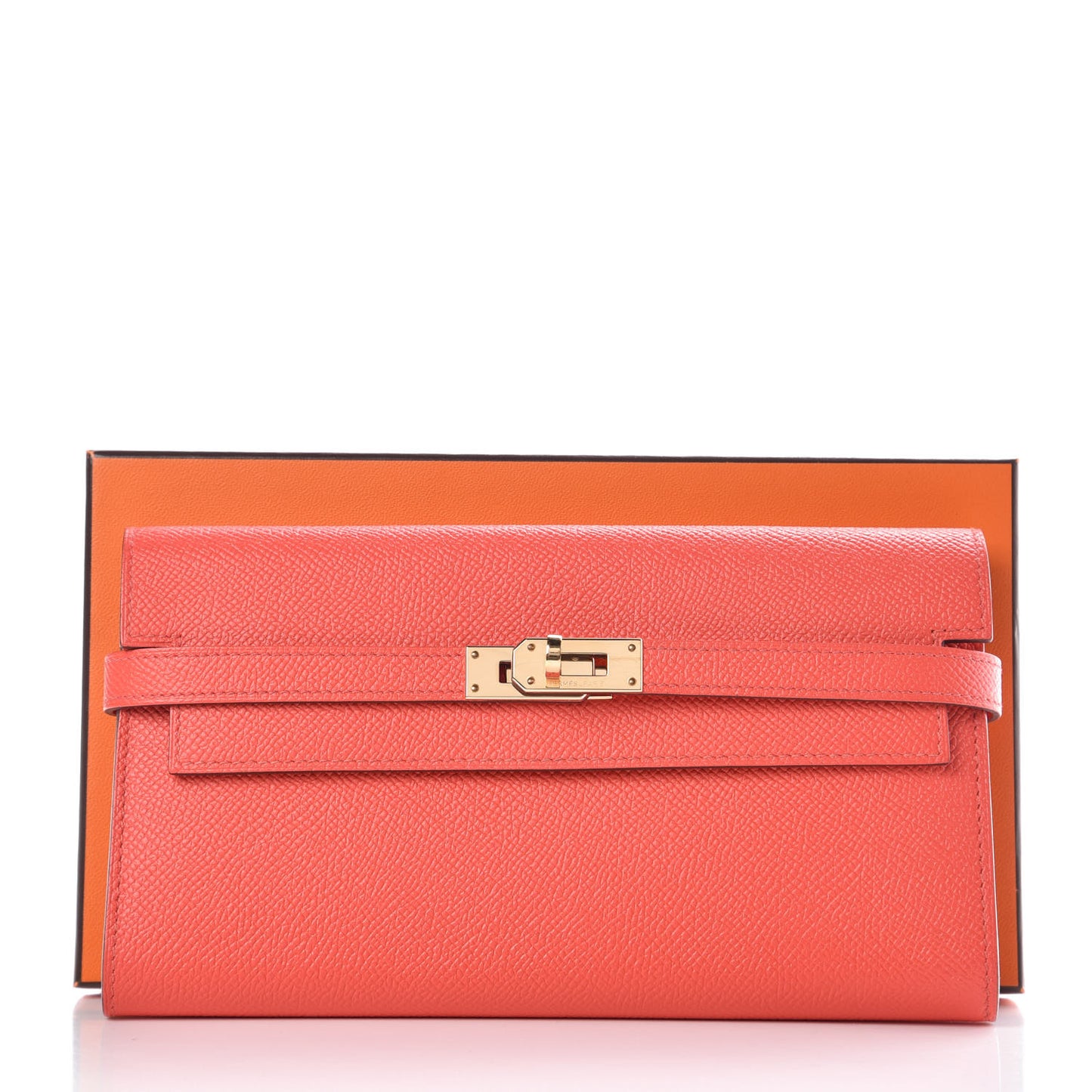 Epsom Kelly Longue Wallet Rose Jaipur