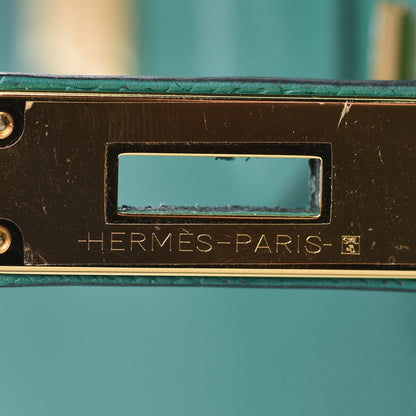 Hermes Epsom Birkin 30 Vert Vertigo 23 of 37
