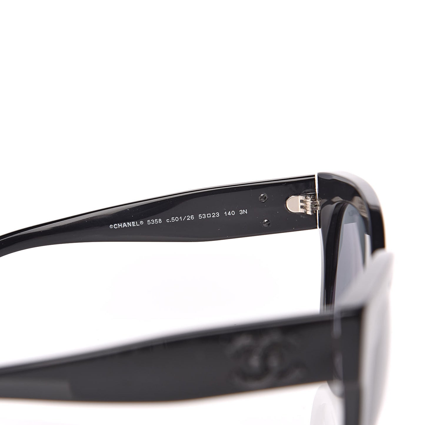 Acetate Butterfly Signature CC Sunglasses 5358 Black