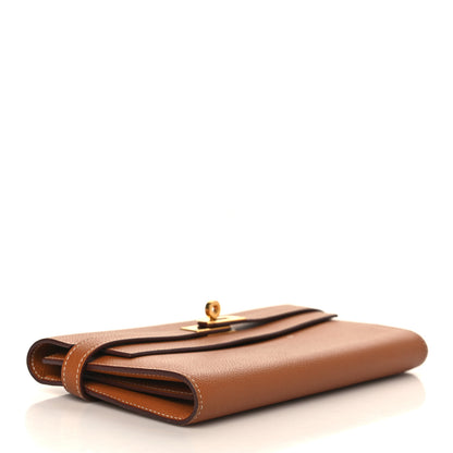 Hermes Epsom Kelly Longue Wallet Gold 4 of 13