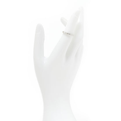 Tiffany Platinum Diamond 3mm Embrace Half Circle Band Ring 49 5 2 of 5