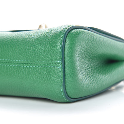 Mulberry Small Classic Grain Calfskin Mini Lily Jungle Green 10 of 11