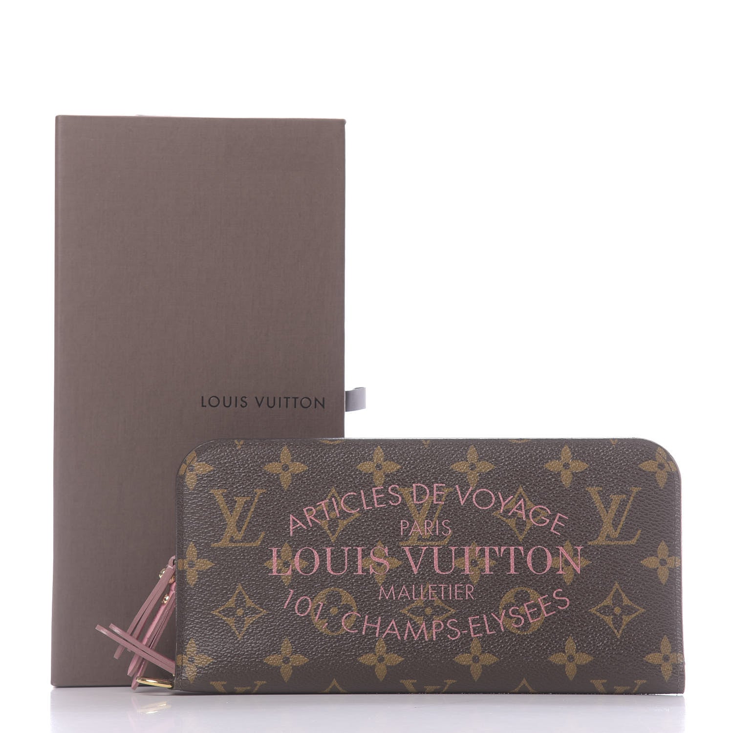 Louis Vuitton Monogram Articles de Voyage Ikat Insolite Wallet Rose Velours 12 of 12