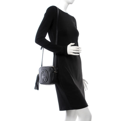 Gucci Pebbled Calfskin Small Soho Disco Bag Black 2 of 8