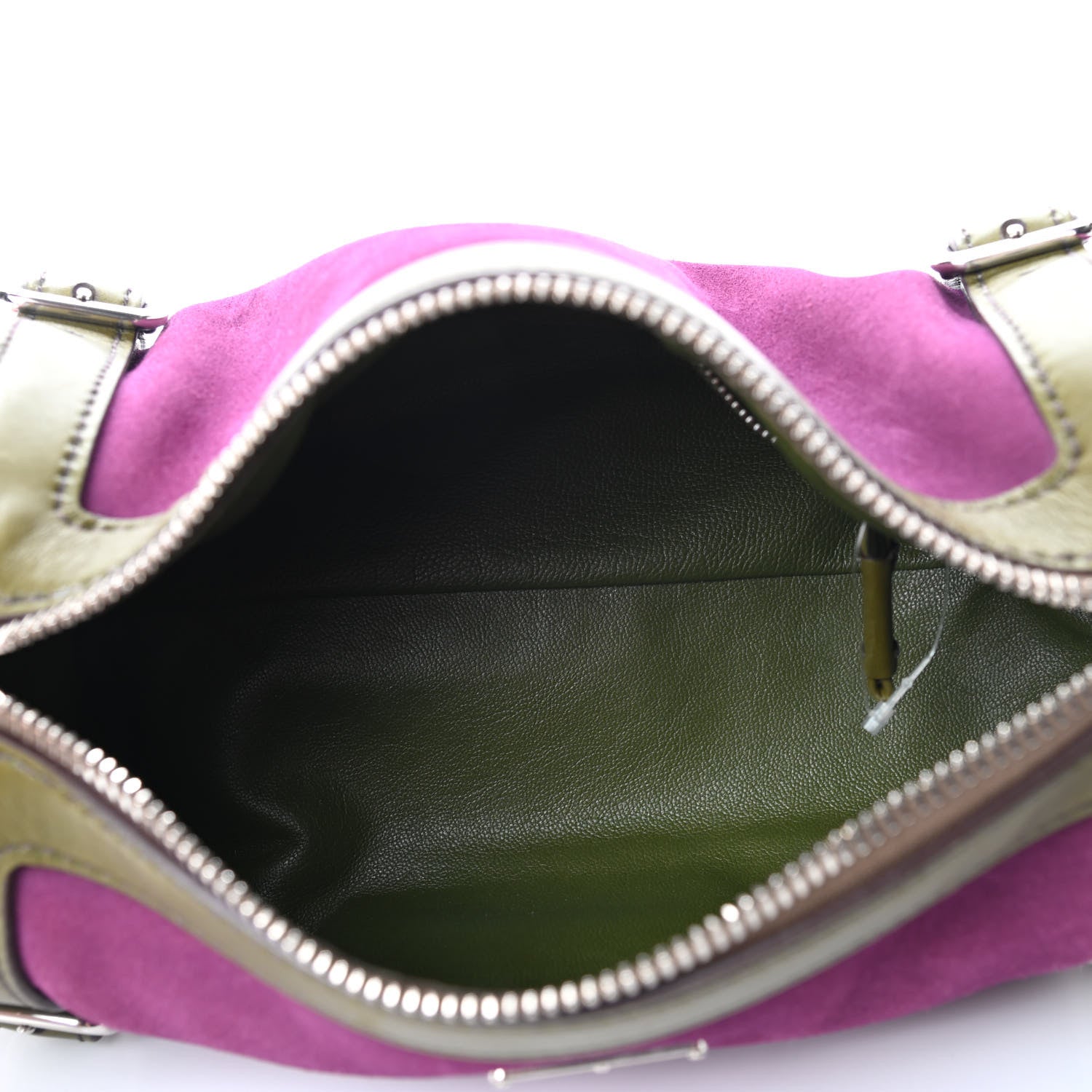 Prada Suede Shoulder Bag Purple 4 of 4