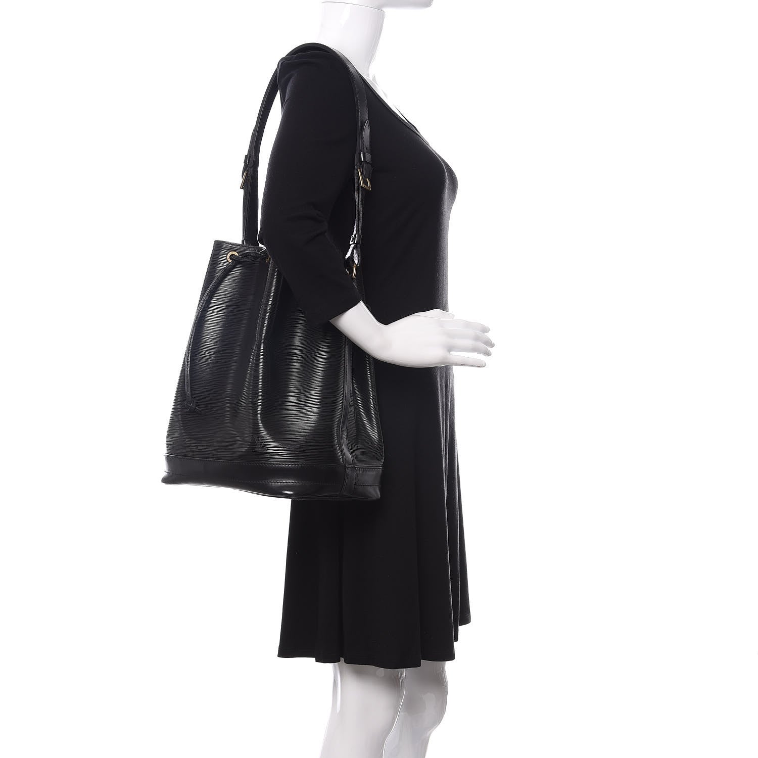 Louis Vuitton Epi Noe Black 2 of 8
