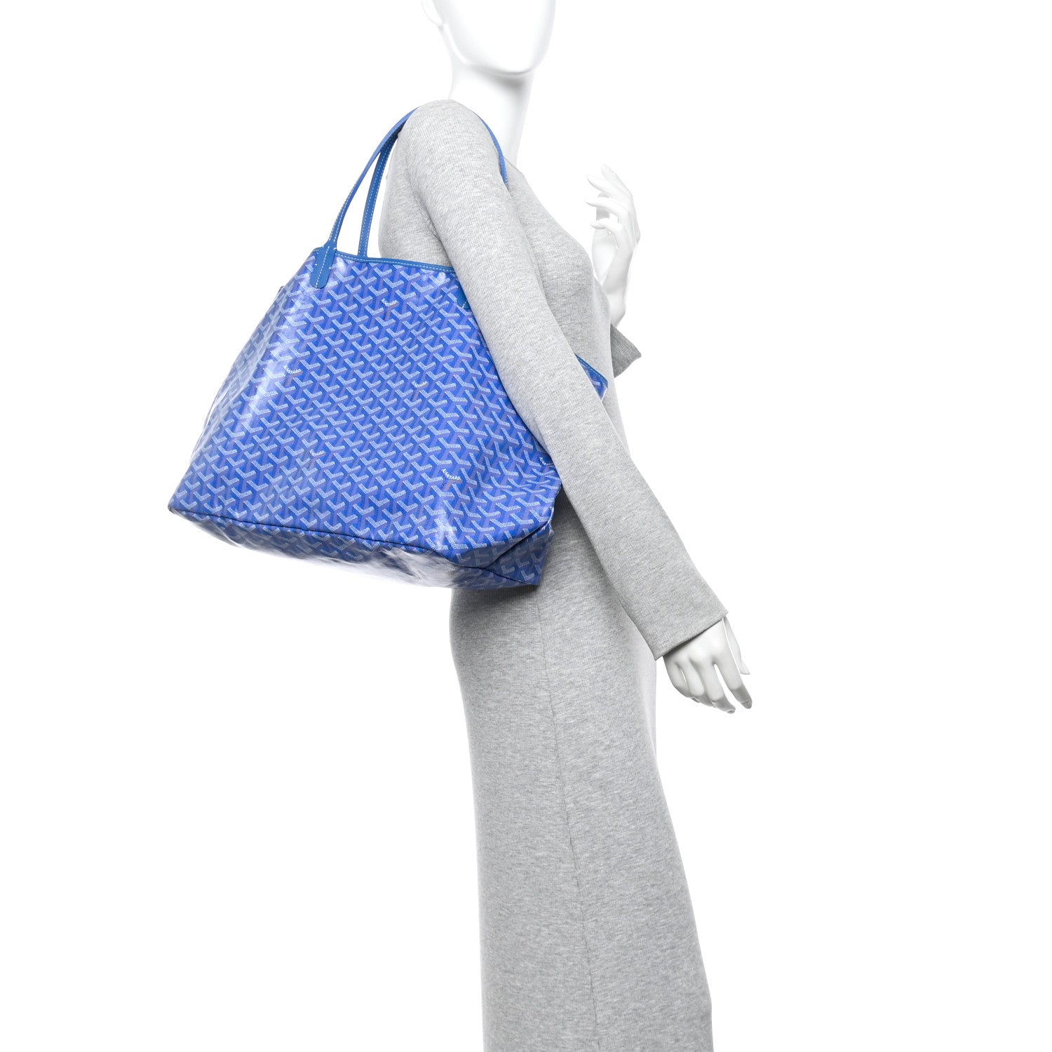 Goyard Goyardine Saint Louis GM Sky Blue 2 of 11