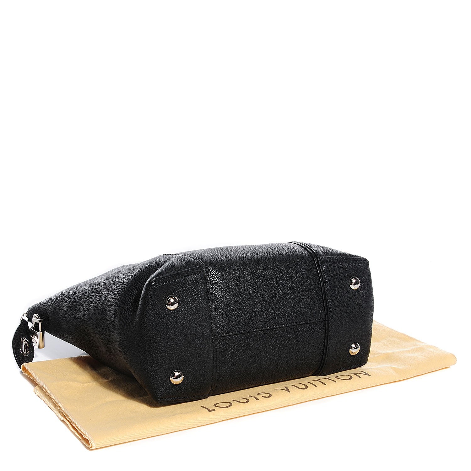 Louis Vuitton Cuir Taurillon Soft Lockit PM Black 4 of 8