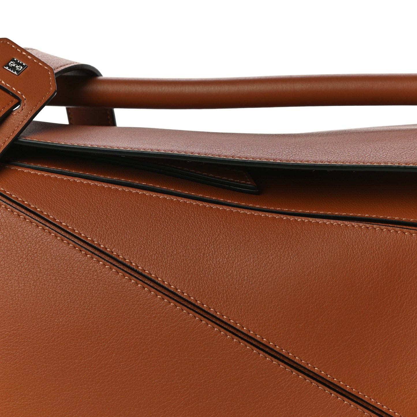 Calfskin Medium Puzzle Bag Tan
