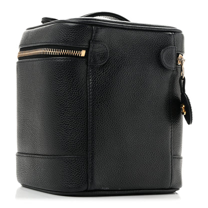 Chanel Caviar Vanity Cosmetic Case Black 3 of 10