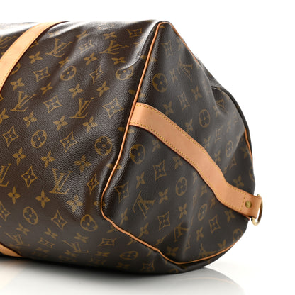 Louis Vuitton Monogram Keepall Bandouliere 50 10 of 13
