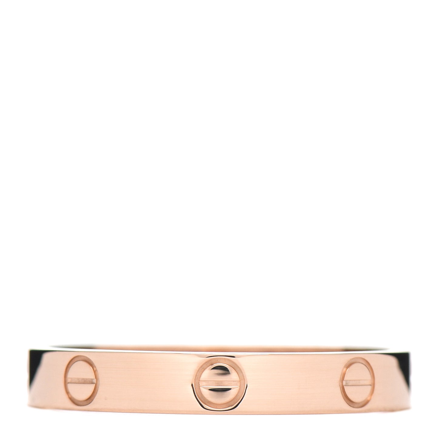 18K Pink Gold 3.5mm LOVE Wedding Band Ring 64 10.75