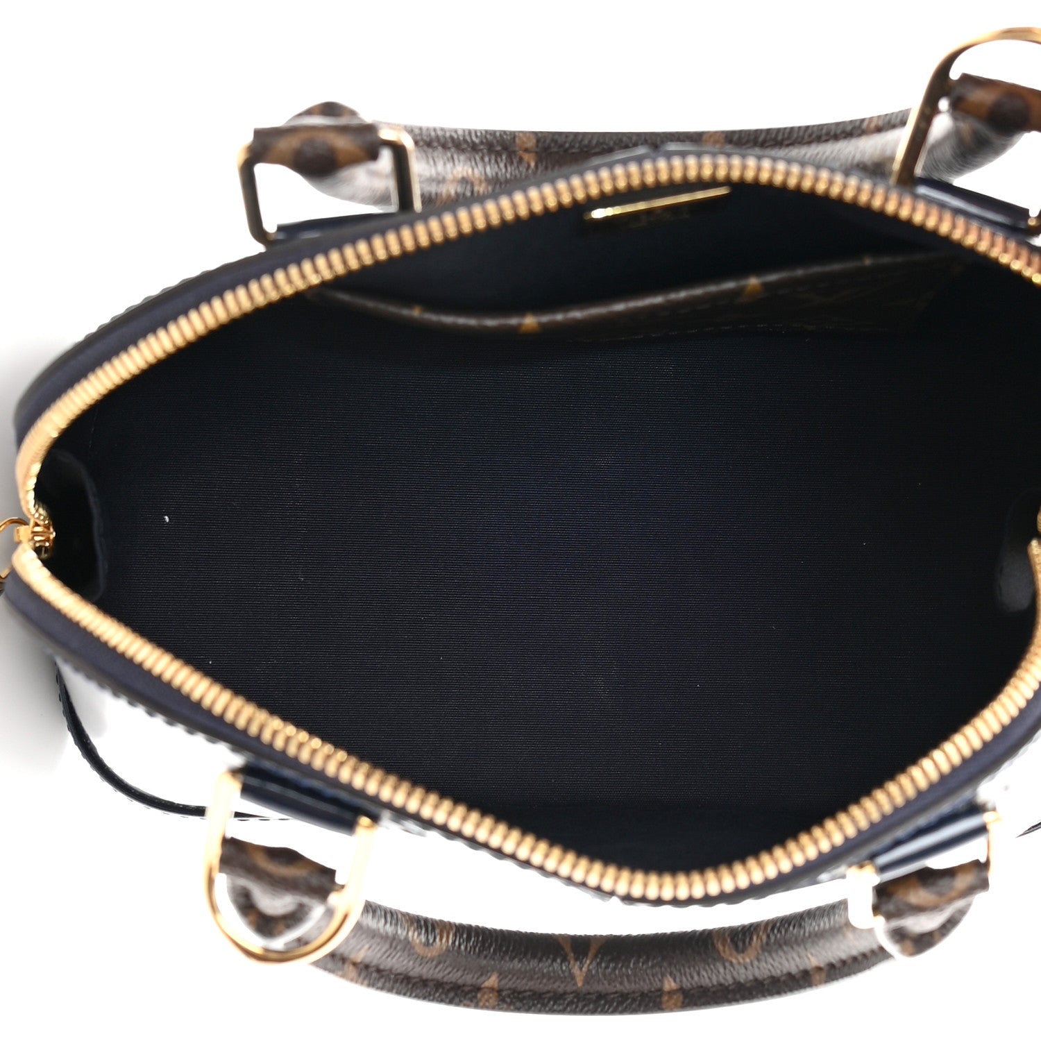 Louis Vuitton Patent Monogram Alma BB Marine 5 of 13