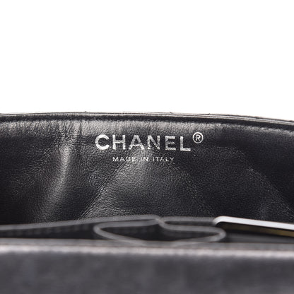 Chanel Lambskin Quilted East West Flap Black 6 of 17