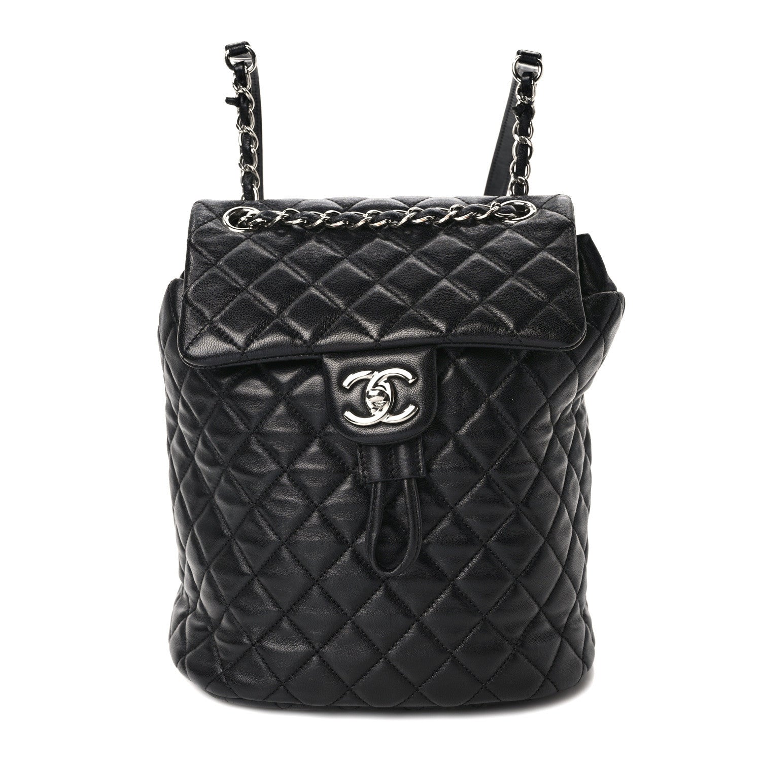 Chanel Lambskin Quilted Small Urban Spirit Backpack Black 1 of 11