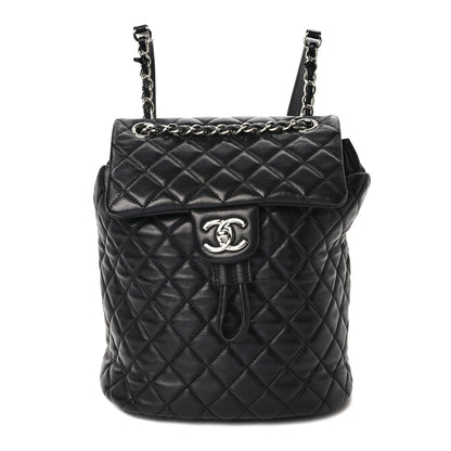 Chanel Lambskin Quilted Small Urban Spirit Backpack Black 1 of 11