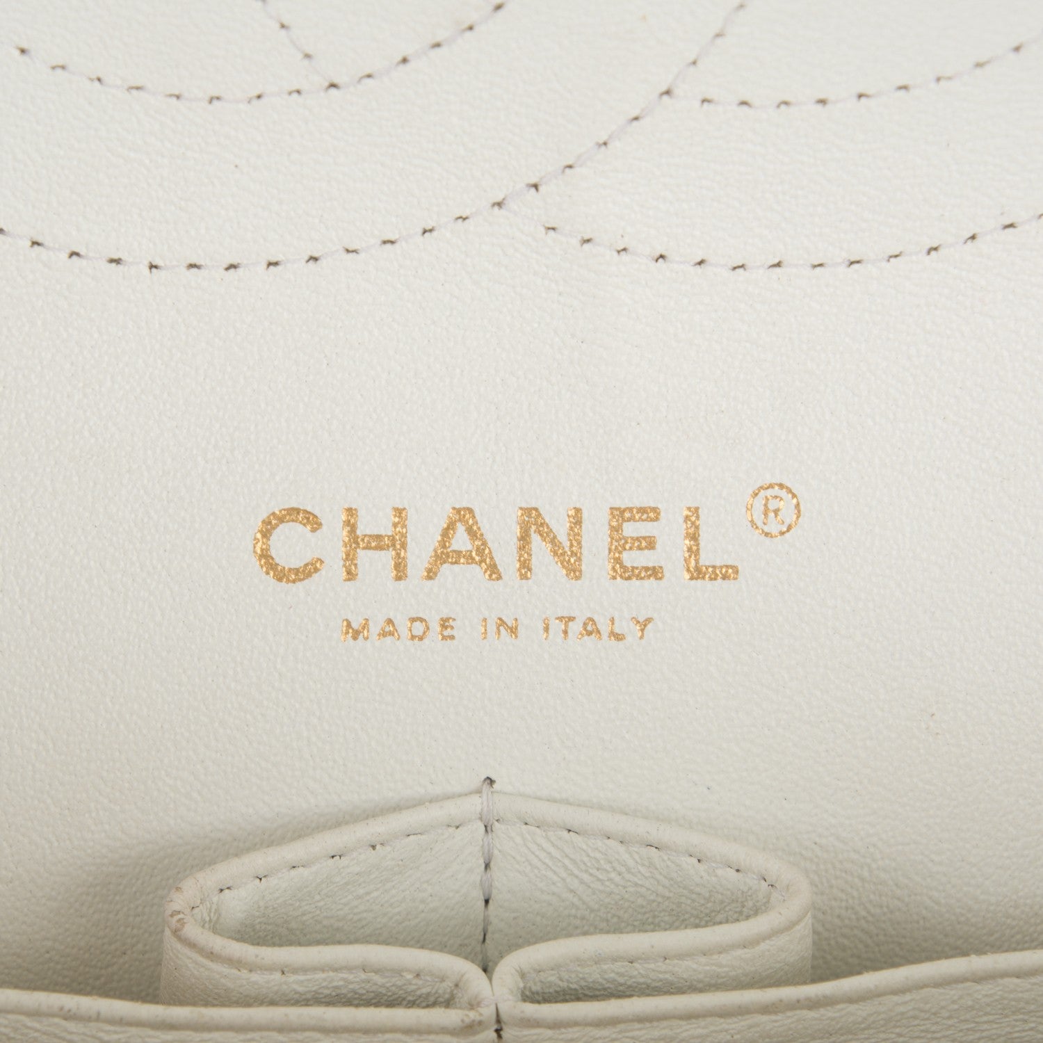 Chanel Caviar Quilted Jumbo Double Flap White 7 of 8