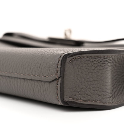 Hermes Togo Kelly Depeches 25 Pouch Etain 10 of 12