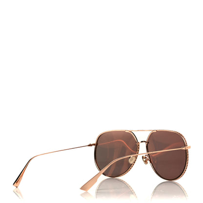 Christian Dior Metal Dior By Dior 2 Sunglasses Gold 4 of 5
