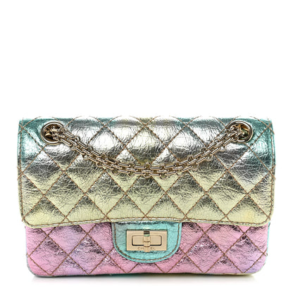 Chanel Metallic Goatskin Quilted Mini 2.55 Reissue Flap Multicolor 1 of 10