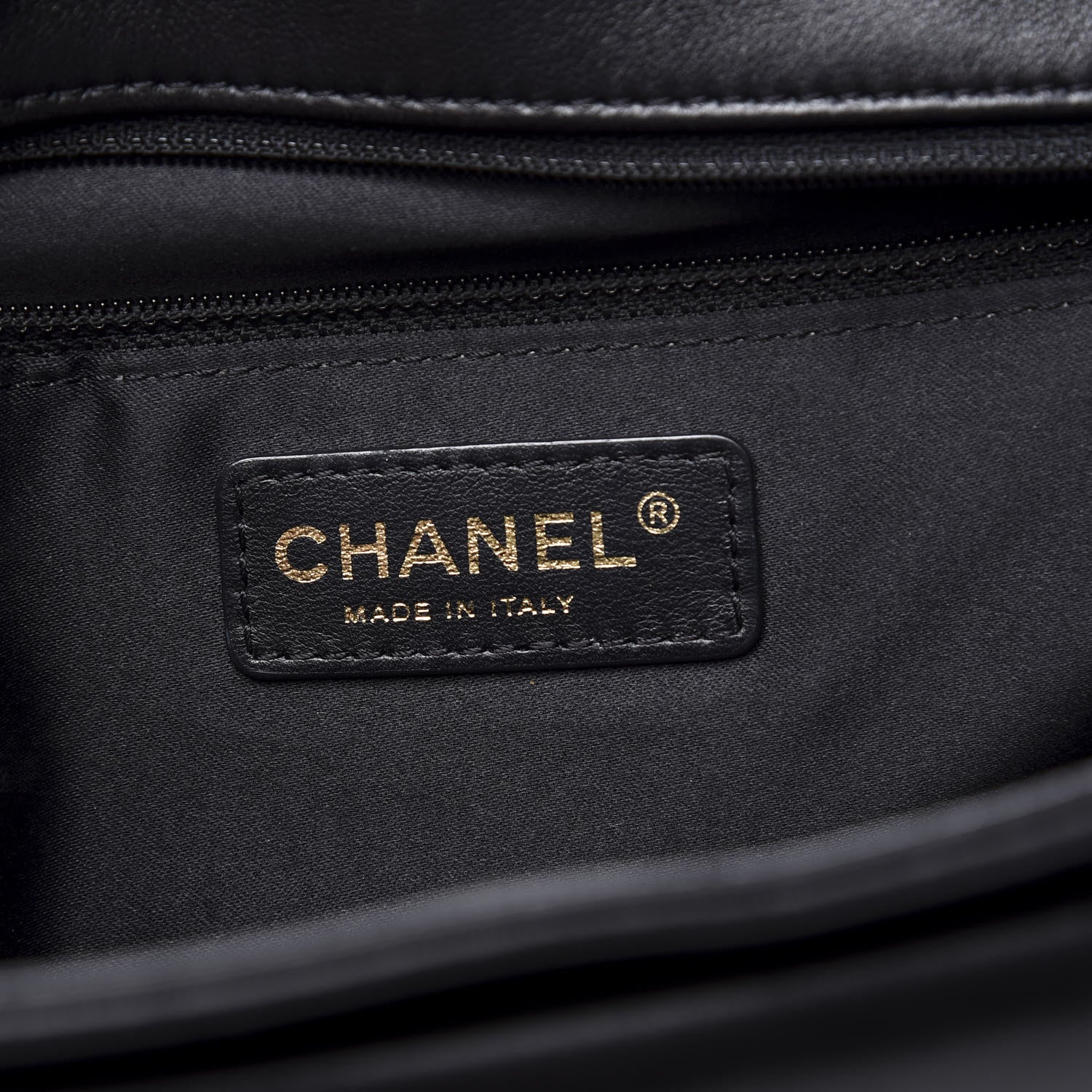 Chanel Lambskin Quilted Large Now and Forever Flap Black 7 of 10
