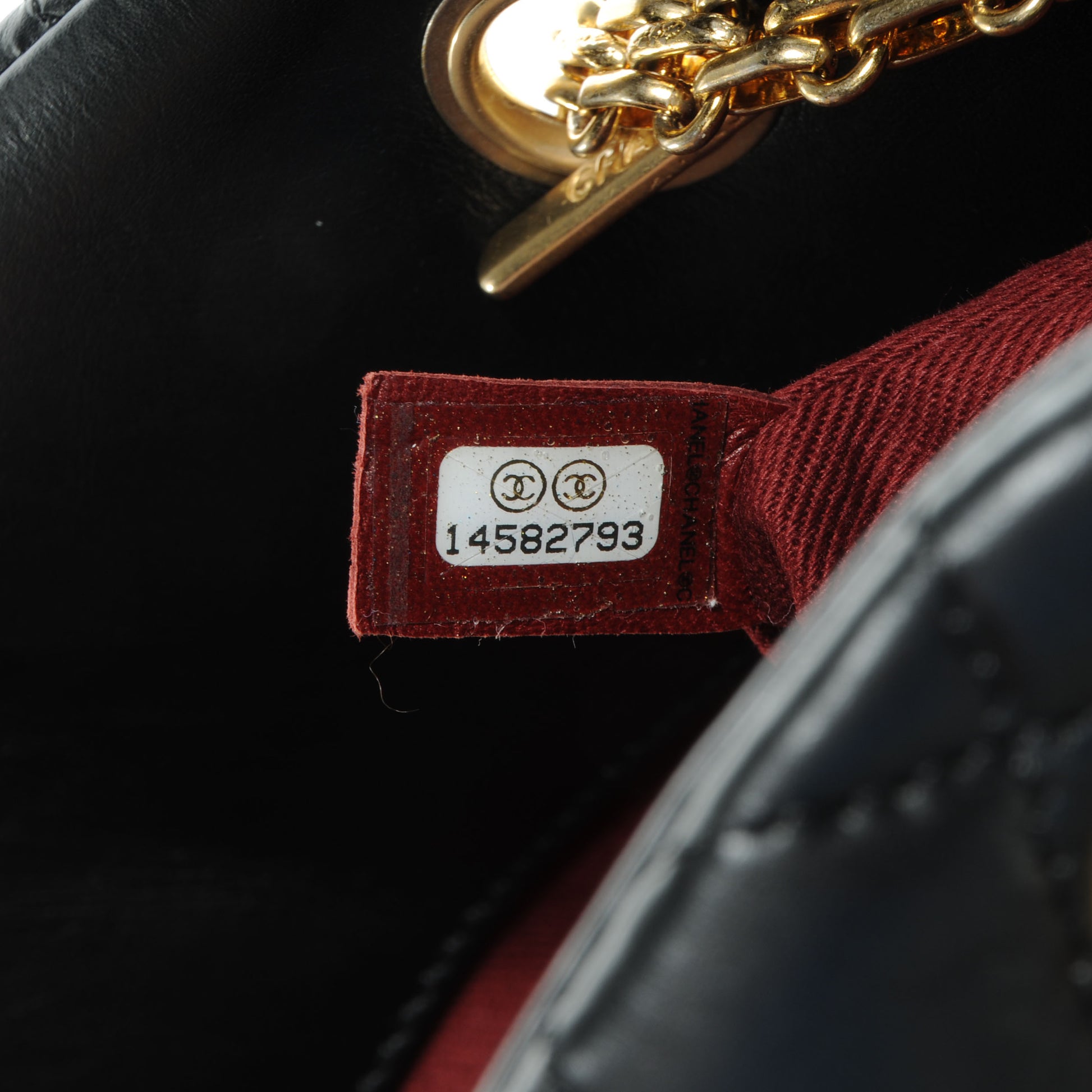 Chanel Aged Calfskin Medium Just Mademoiselle Black 7 of 7