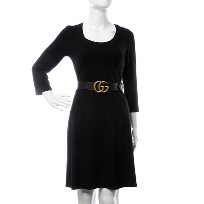 Gucci Calfskin Double G 40mm Belt 85 34 Black 2 of 7