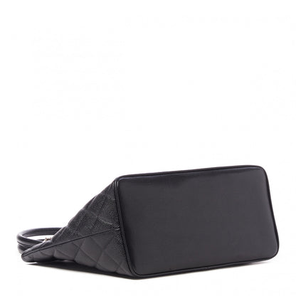 Chanel Caviar Quilted Medallion Tote Black 4 of 10